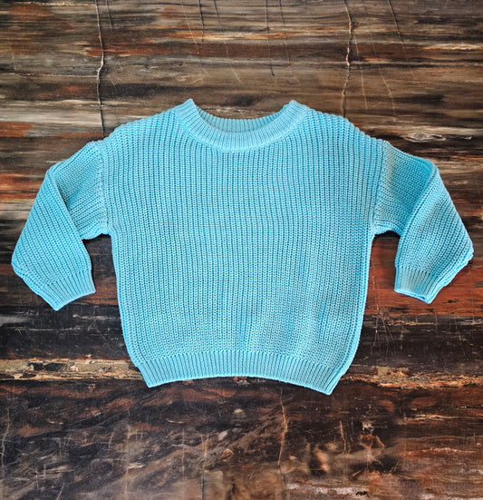 Sky blue sweater
