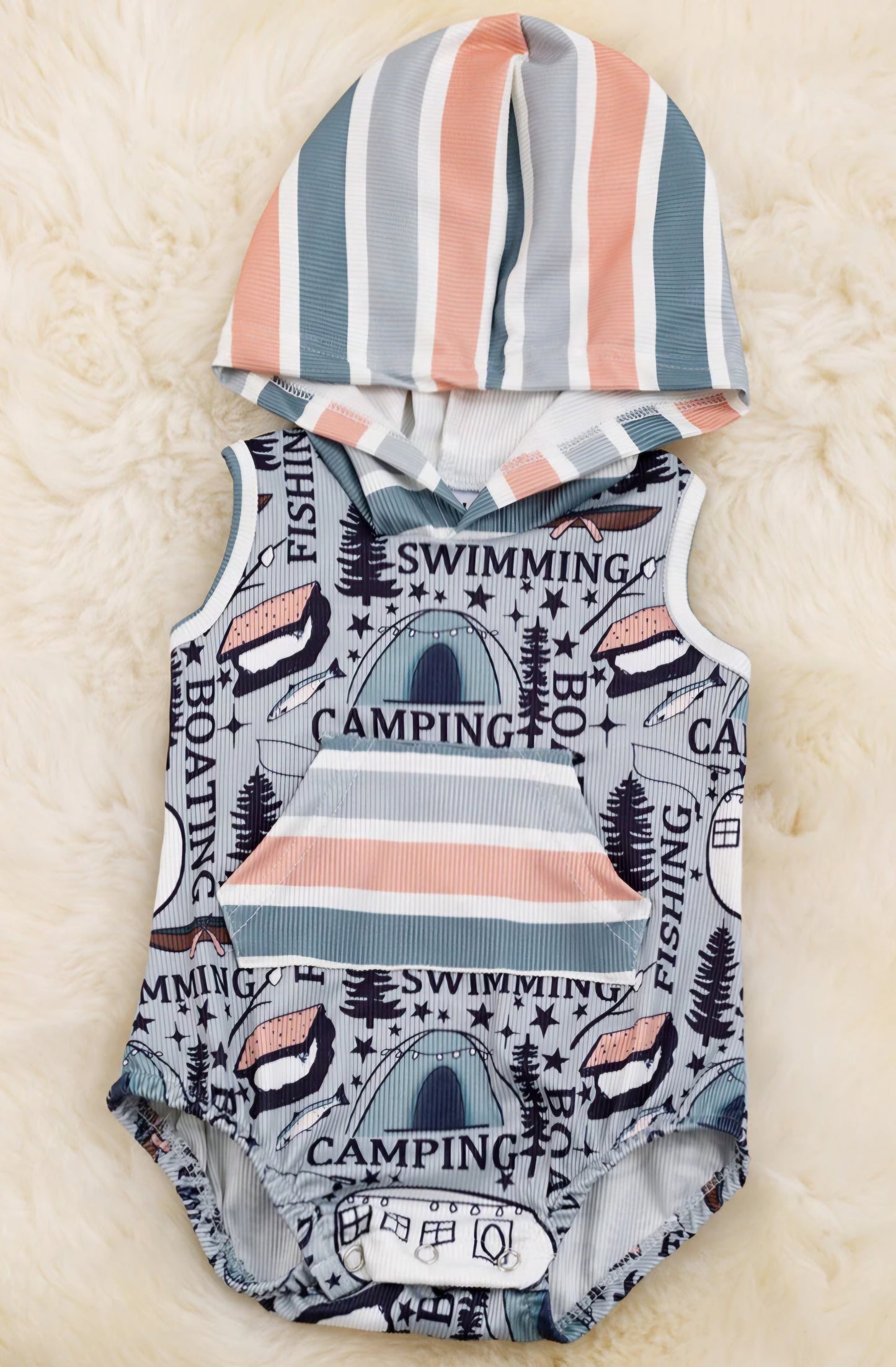 Swimming camping onesie