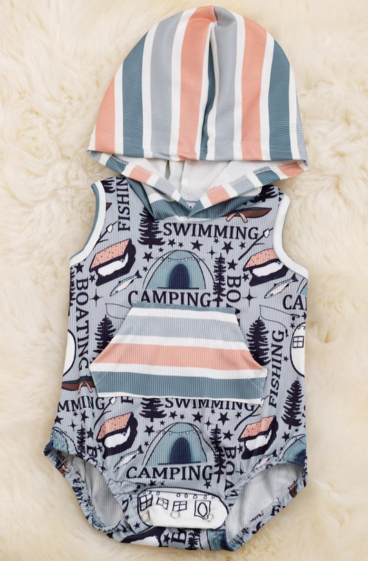 Swimming camping onesie